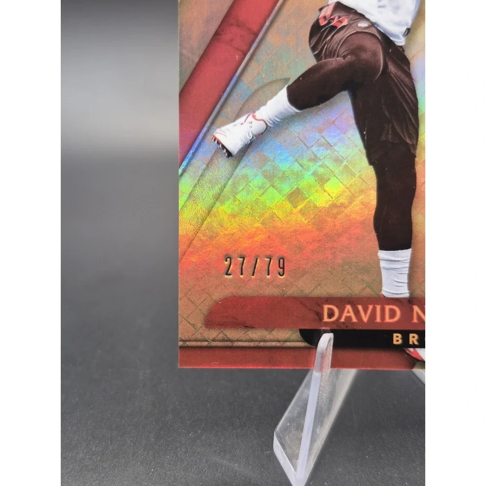 2017 Panini Gold Standard David Njuko #197 Gold /79 (RC) Cleveland Browns